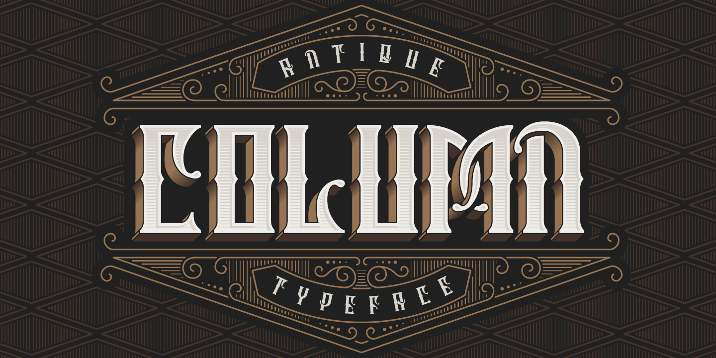 Fuente Column Typeface